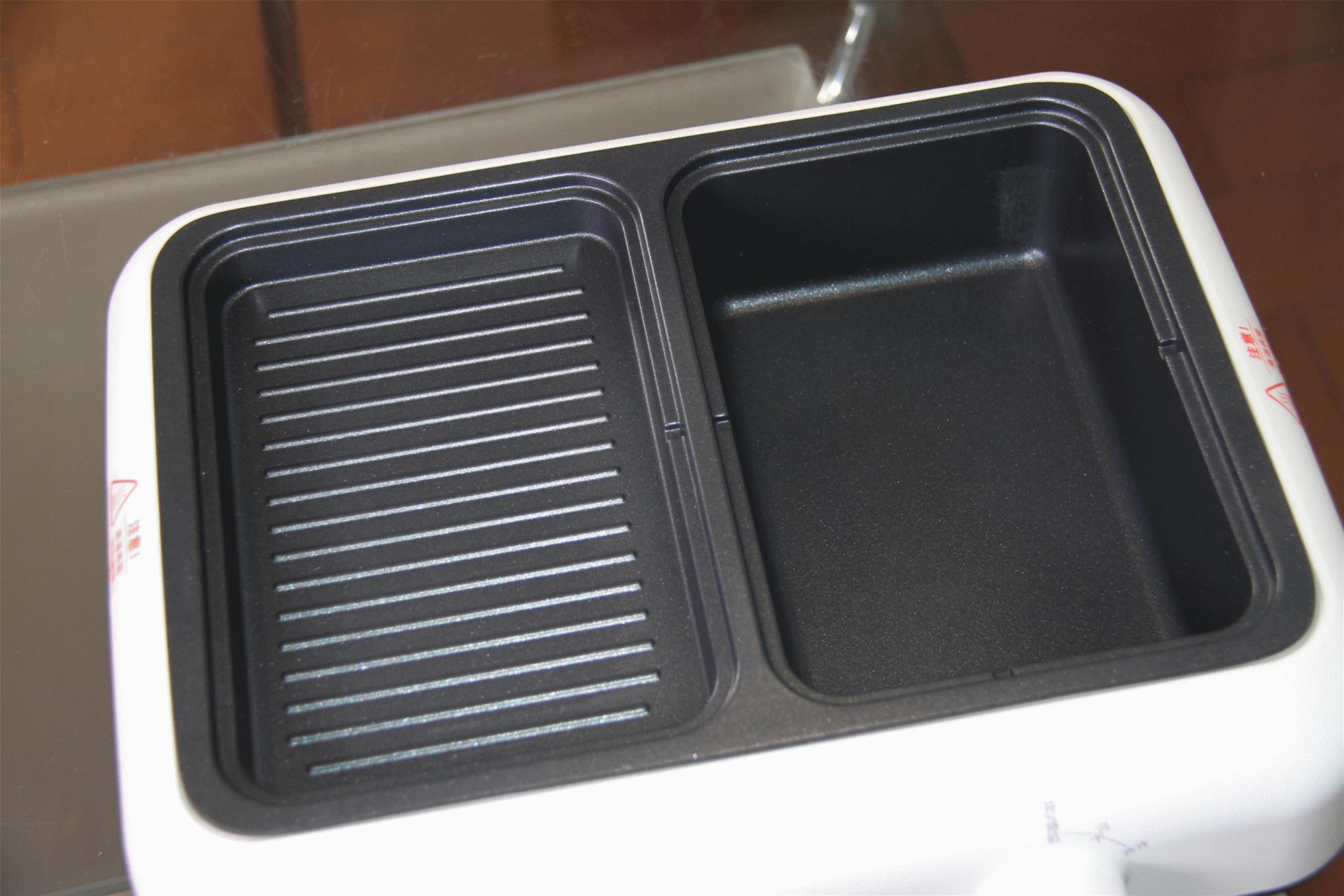 外观超萌的涮烤一体小神器——北欧欧慕多功能一体锅