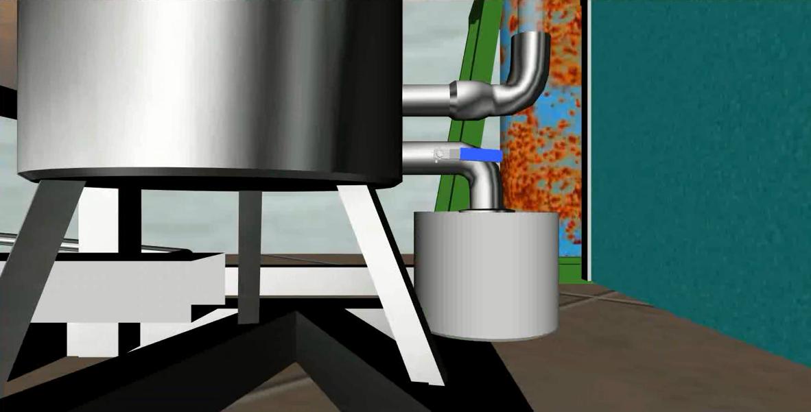 精馏塔现场,精馏塔的动态图