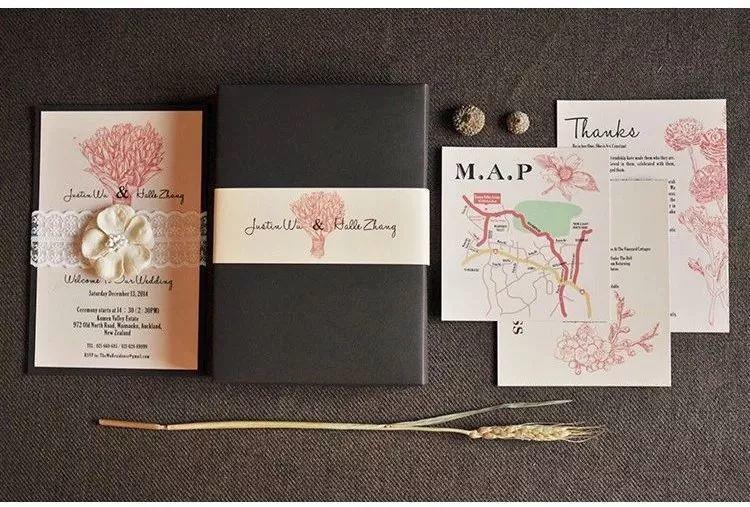 独特大气的婚礼请柬,简单高级婚礼请柬模板