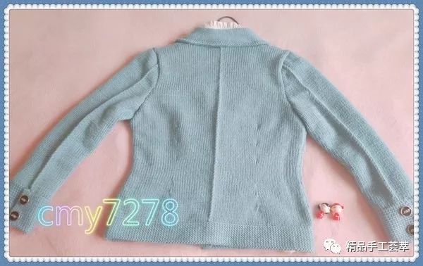 毛衣外套西装领织法教程成人,从上往下织开衫和尚领外套怎么织