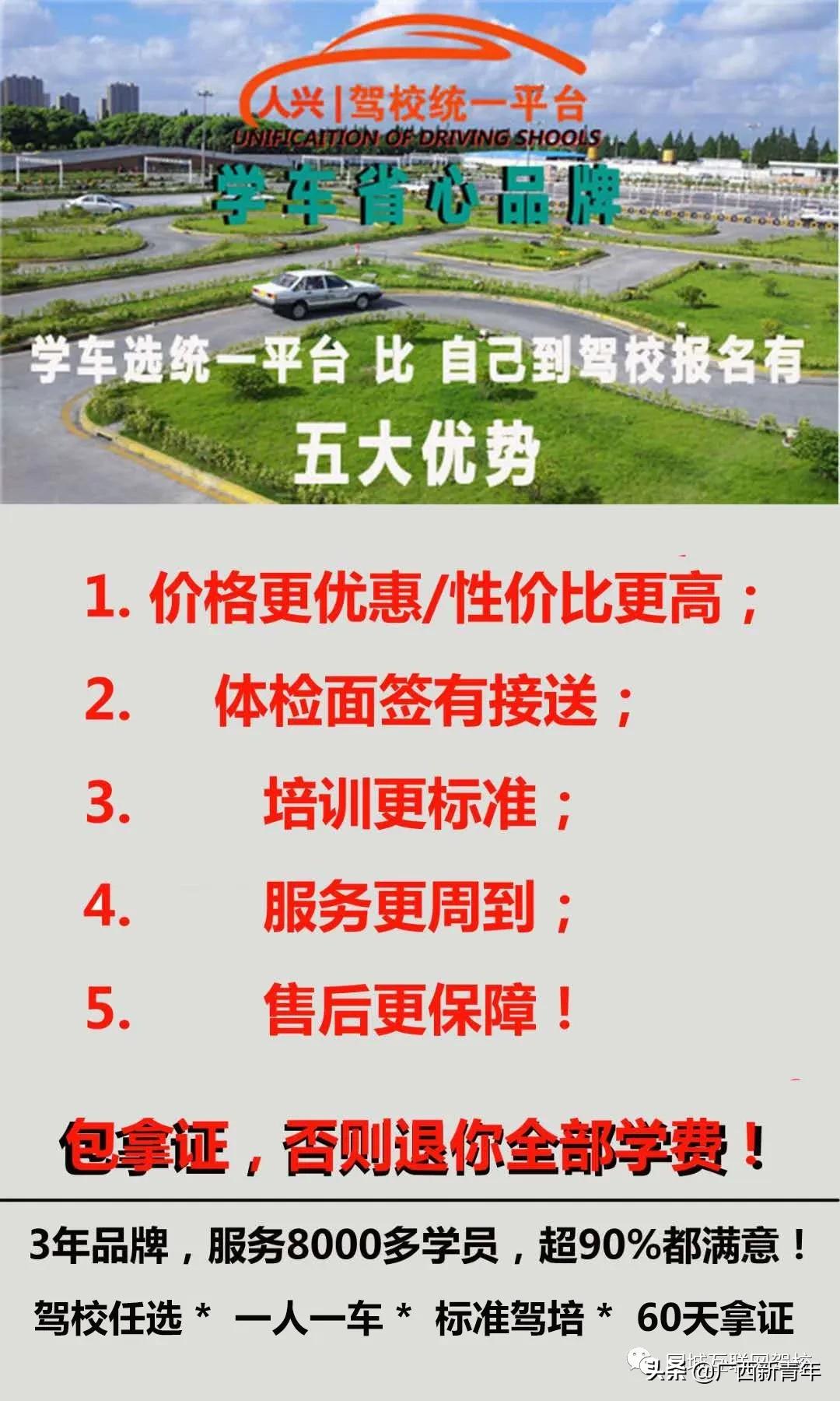 广西南宁驾校c1学费多少钱,广西南宁b2驾校报名费多少