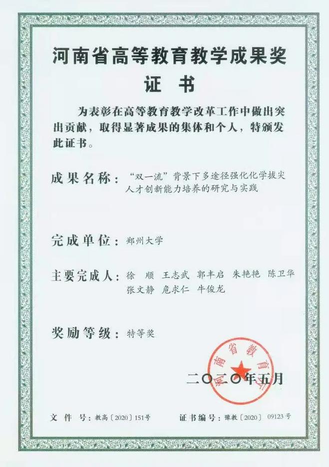 走出4位院士,毕业生赴名校深造!郑州大学化学学院“实力硬核”!