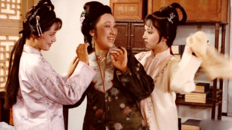 林黛玉和宝钗,林黛玉与薛宝钗谈论宝玉