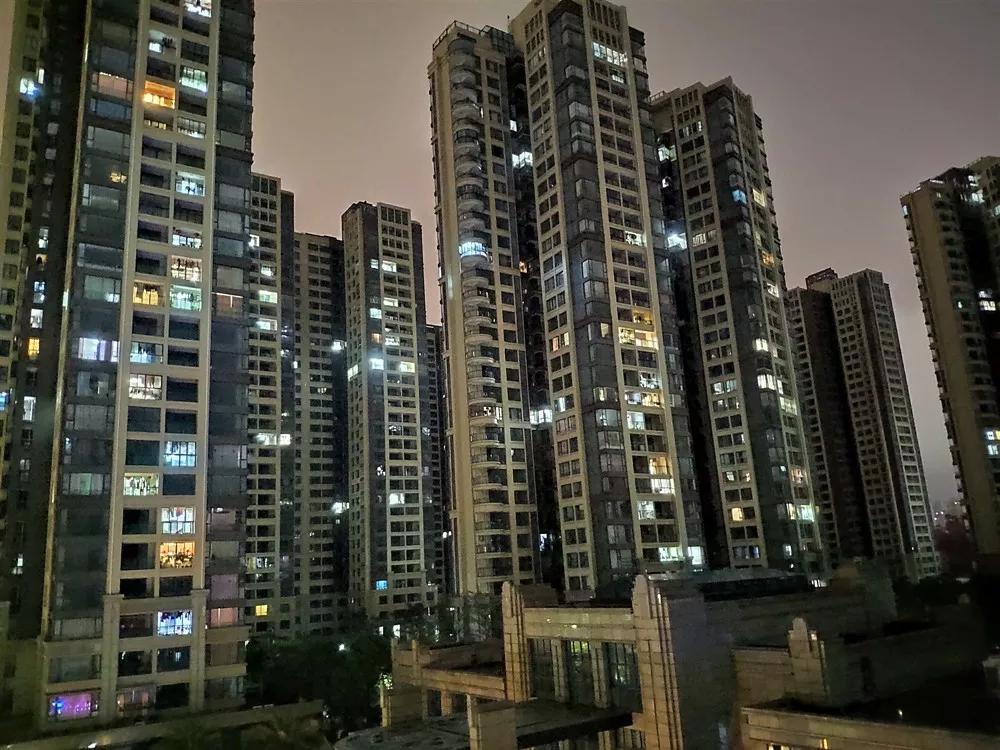 大亚湾夜景真实视频,大亚湾鬼城亮灯率