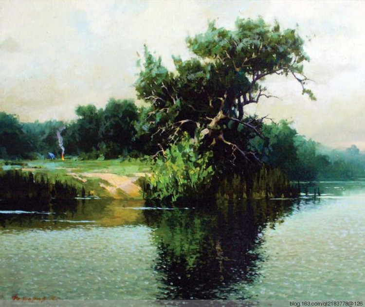 俄残荷罗斯油画风景70幅,俄罗斯画家的油画如诗如画美极了