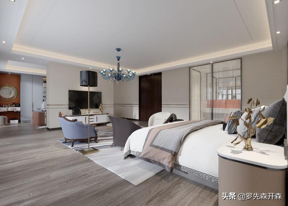 450㎡现代轻奢别墅软装设计；自然灵动，享现代雅士