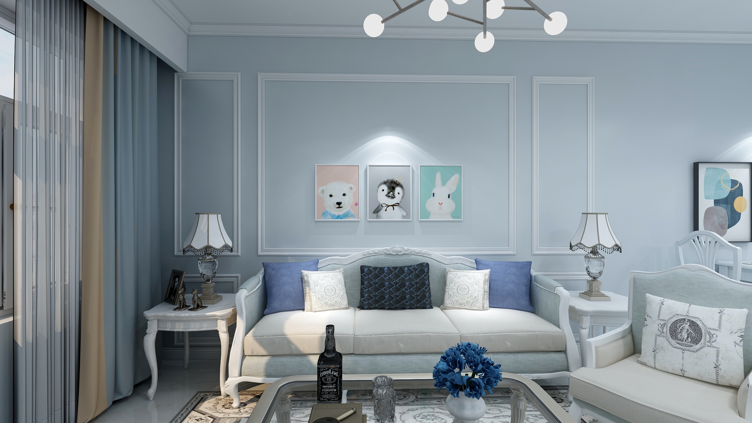 一丝浪漫的简欧风,你心中的简欧风