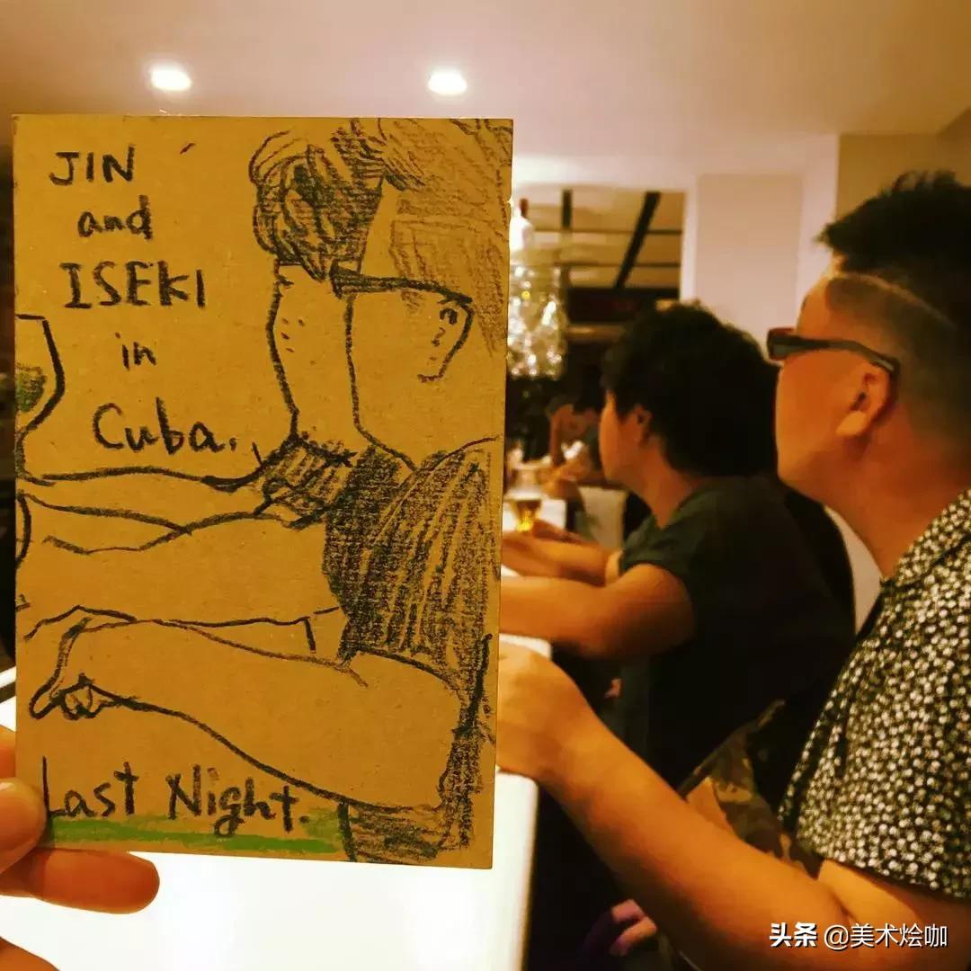 速写简单手绘稿,别人的速写本