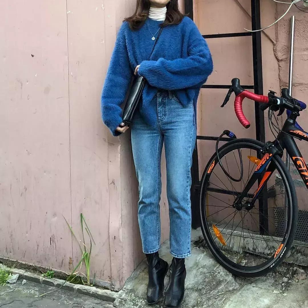 胖妹妹上衣显瘦秋天新款,超显瘦的裤子学生党秋天