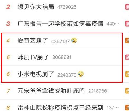 爱奇艺韩剧TV崩了？网友：钮祜禄鹅和乌拉那拉酷真香