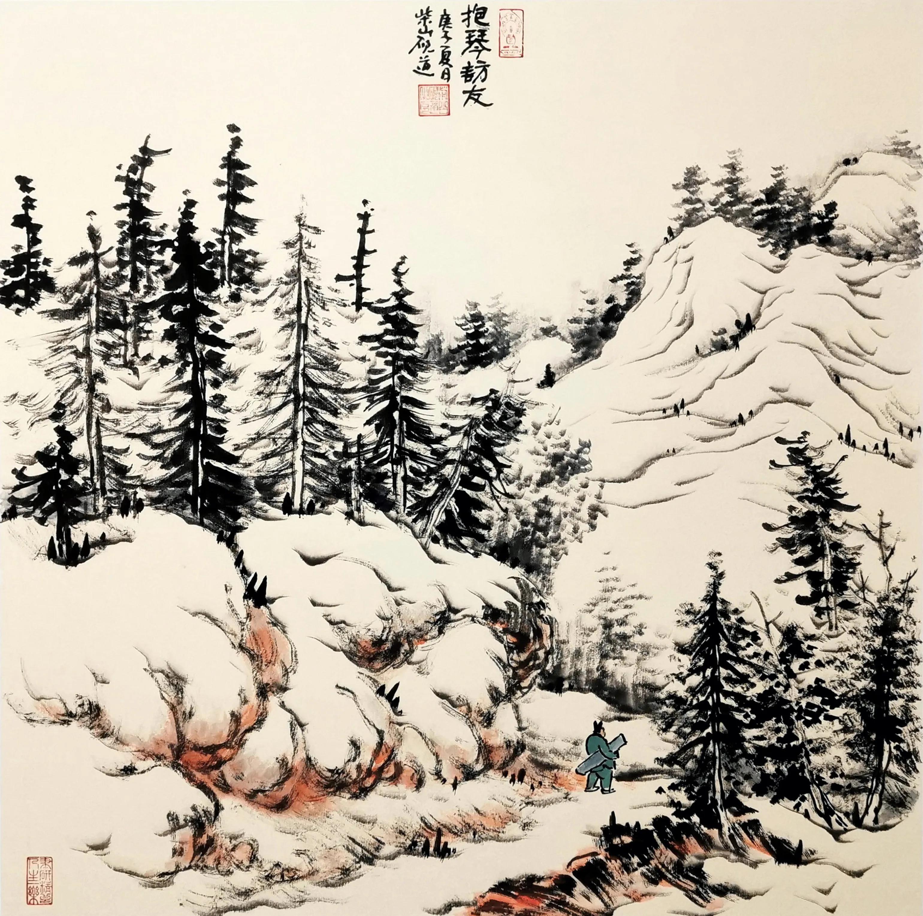 米芾的朦胧风景画,米芾风景作品欣赏