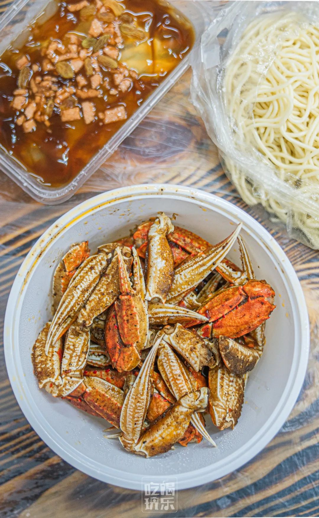 武汉蟹脚面江汉路推荐,武汉有名气的独创蟹脚面