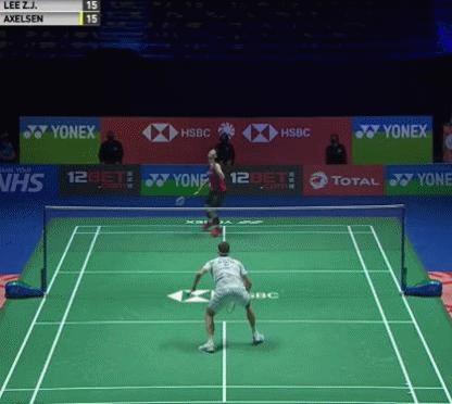 GIF羽毛球技术赏析：李梓嘉，“远网决胜”时代的灯塔