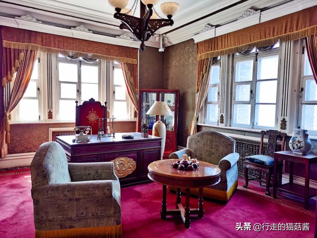 伪满皇宫博物院大气航拍,伪满皇宫各楼平面图