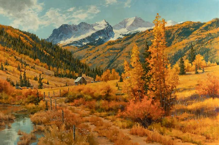 绝美风景油画教程,最灵动的风景油画