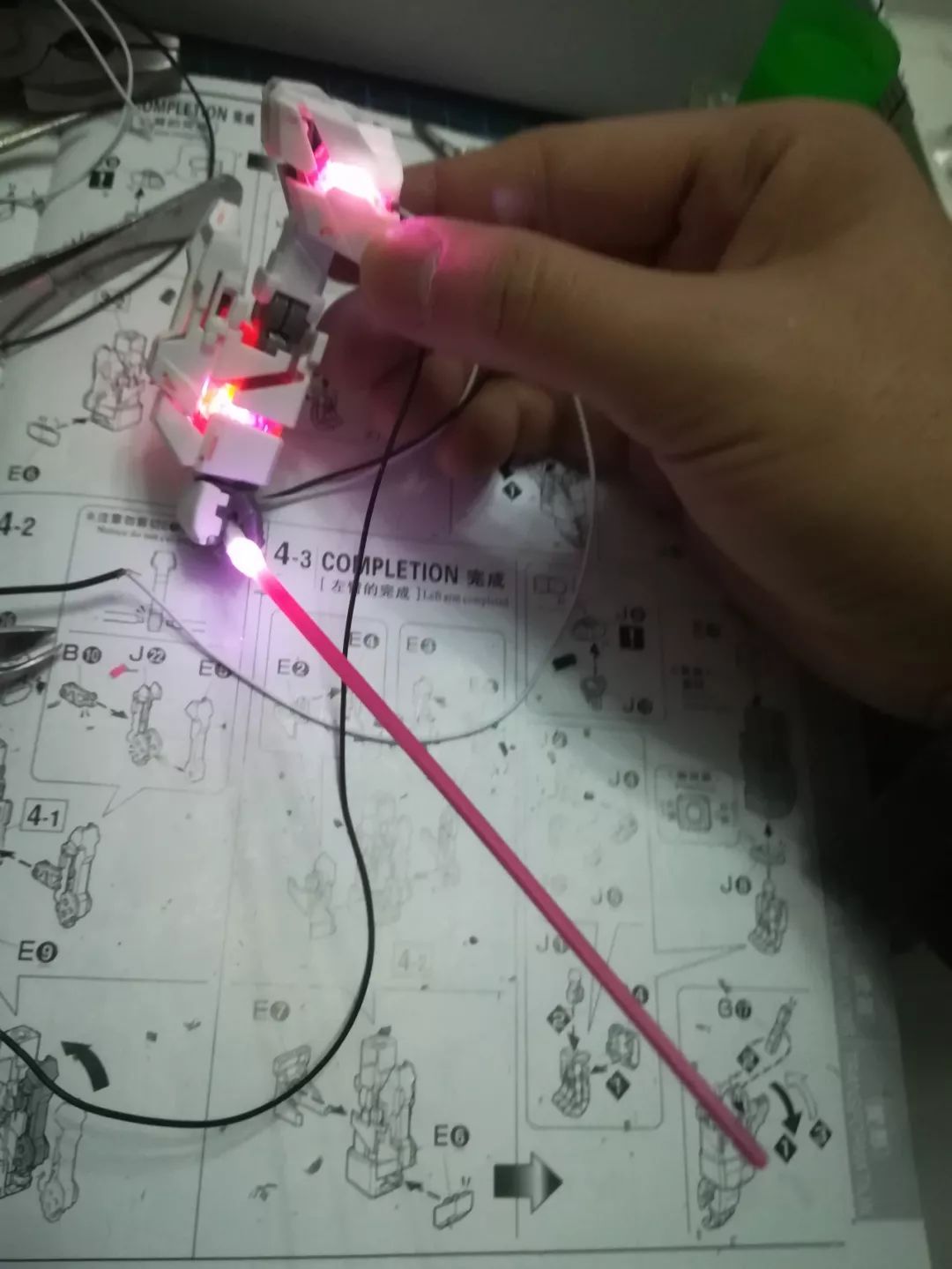 高达独角兽制作全过程,mg独角兽制作过程