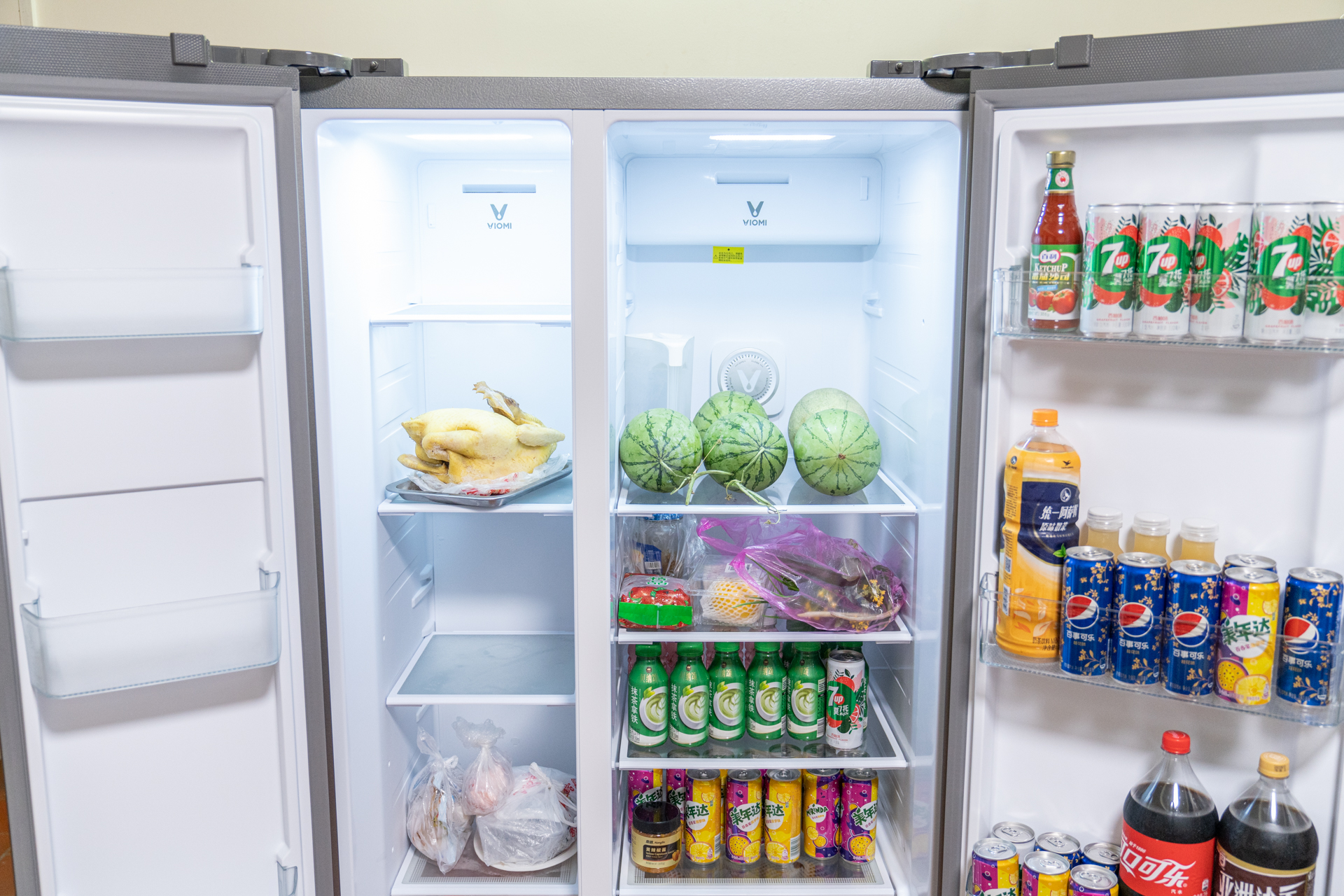 云米一级能效双变频冰箱,云米对开门冰箱598评测