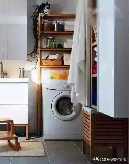 卫生间墙角收纳架子,小卫生间如何做收纳