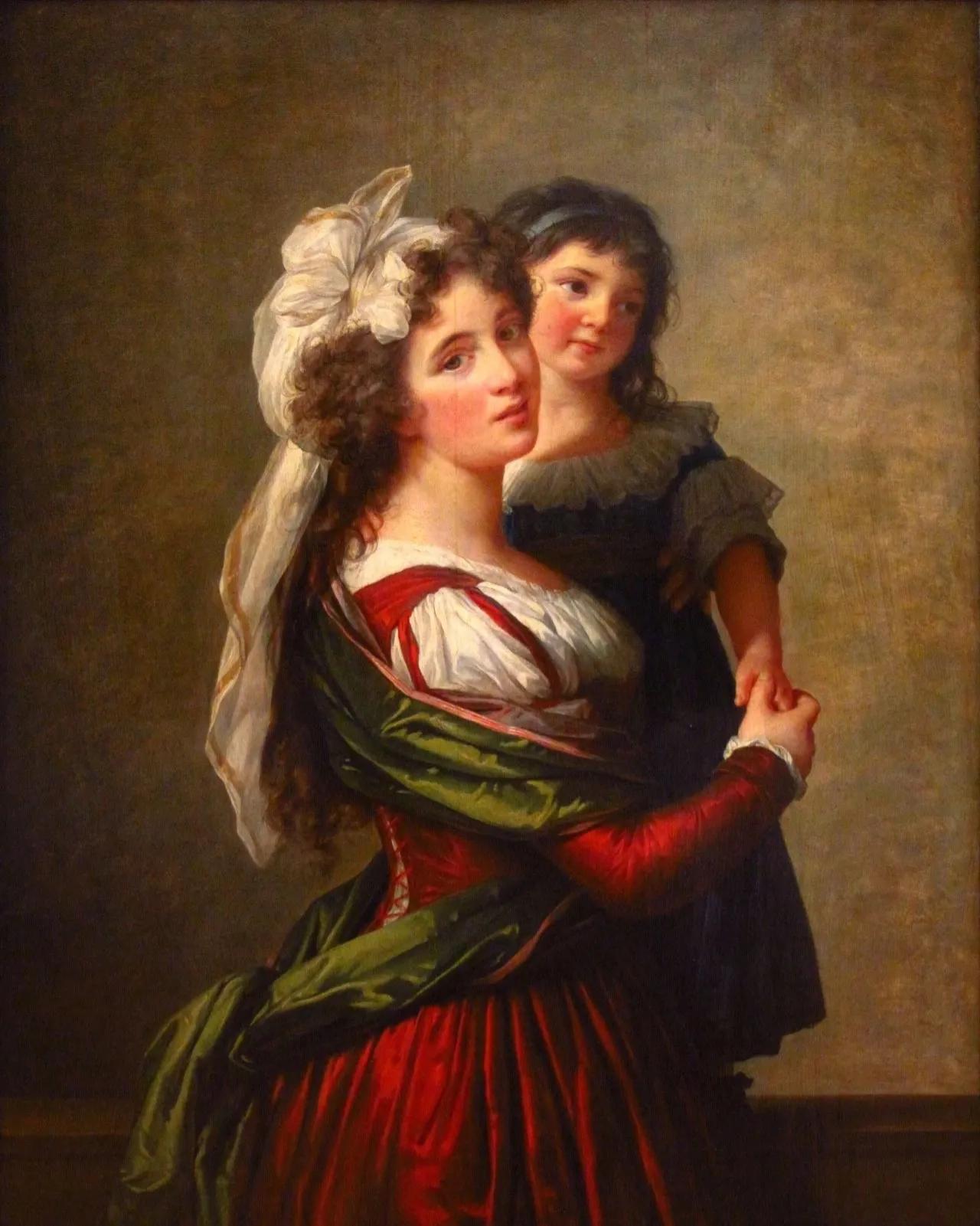 油画母爱图片,十大最具母爱的油画