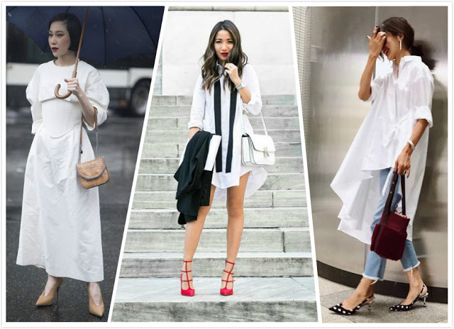 韩版衬衫裙怎么搭配好看,韩国条纹衬衫裙怎么穿