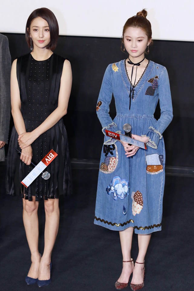 《你好,火焰蓝》女主好可爱,娃娃脸看着真嫩,同框佟丽娅也不输