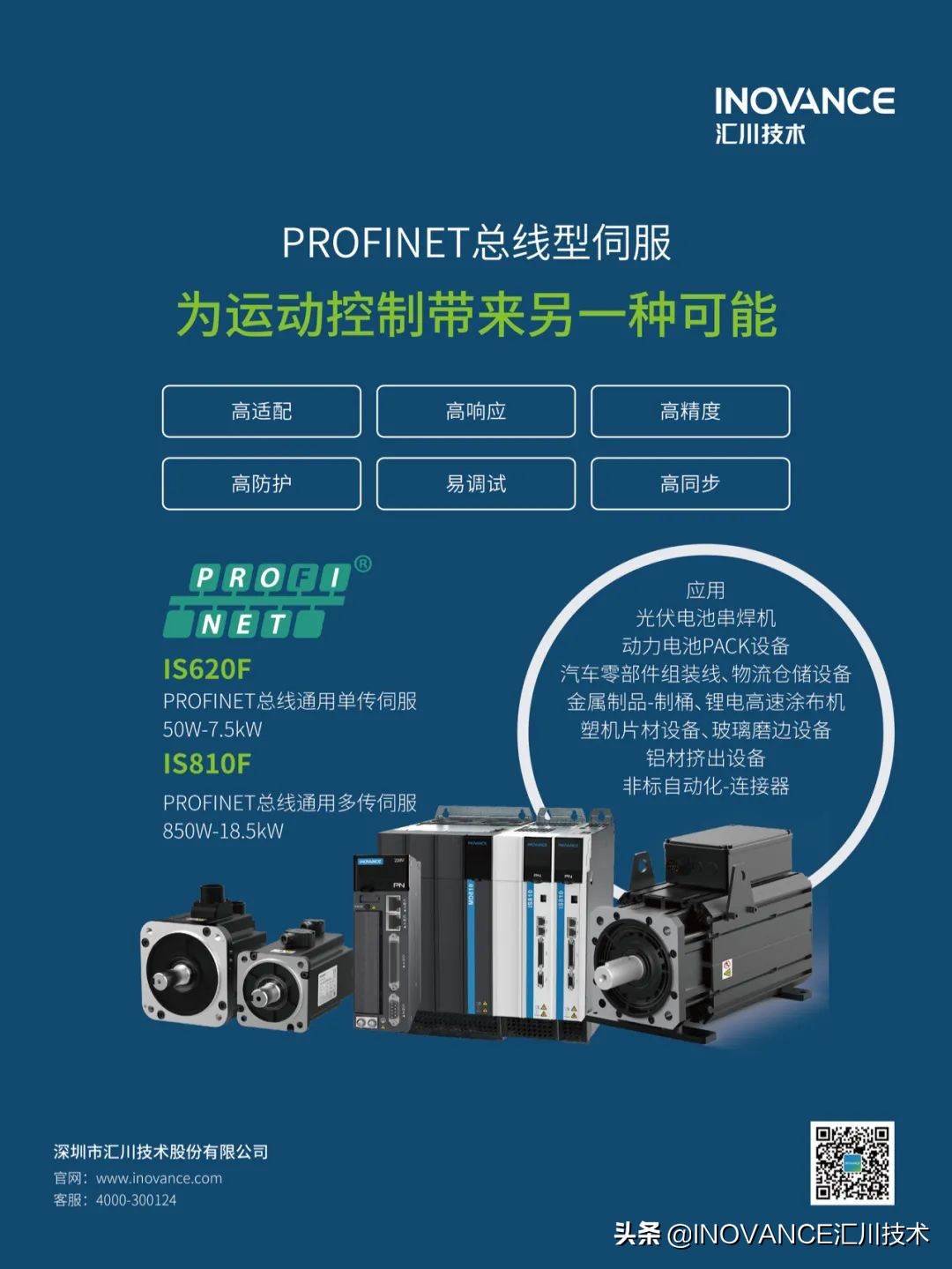 伺服市场占有率排行榜,伺服系统汇川技术