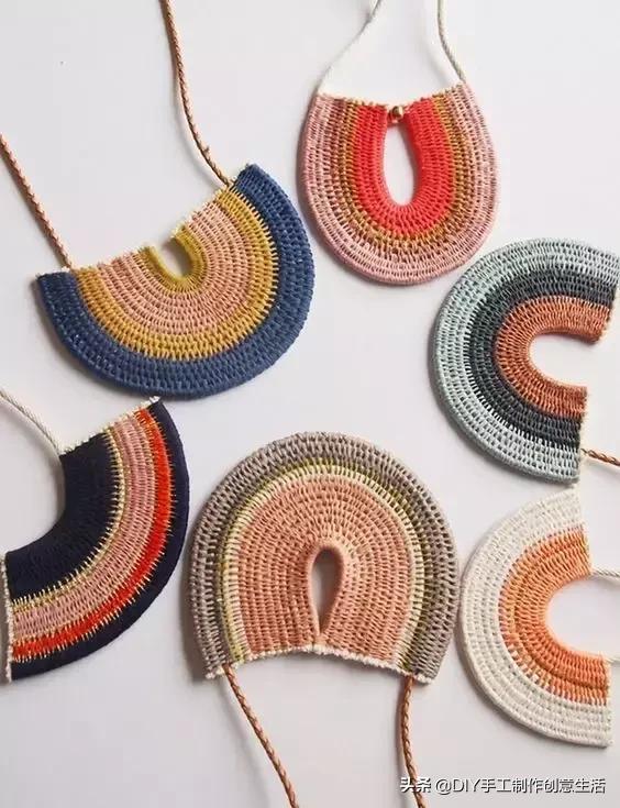 简单手工钩针diy小饰品,diy手工制作毛线钩针