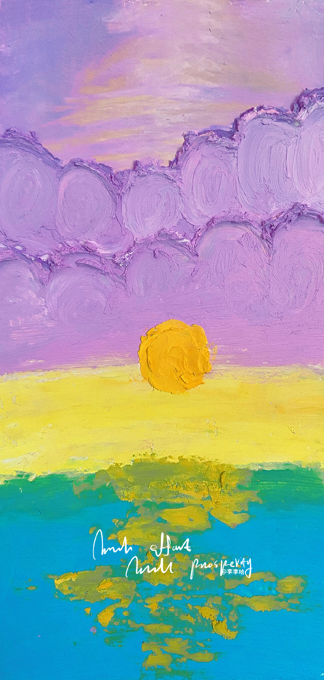 哪些色彩有张力的油画壁纸,油画风景画治愈系壁纸