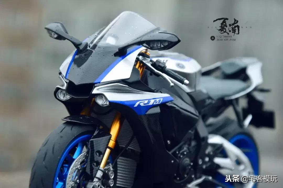 模型制作范例：田宫1:12雅马哈YZF-R1M,14133制作过程