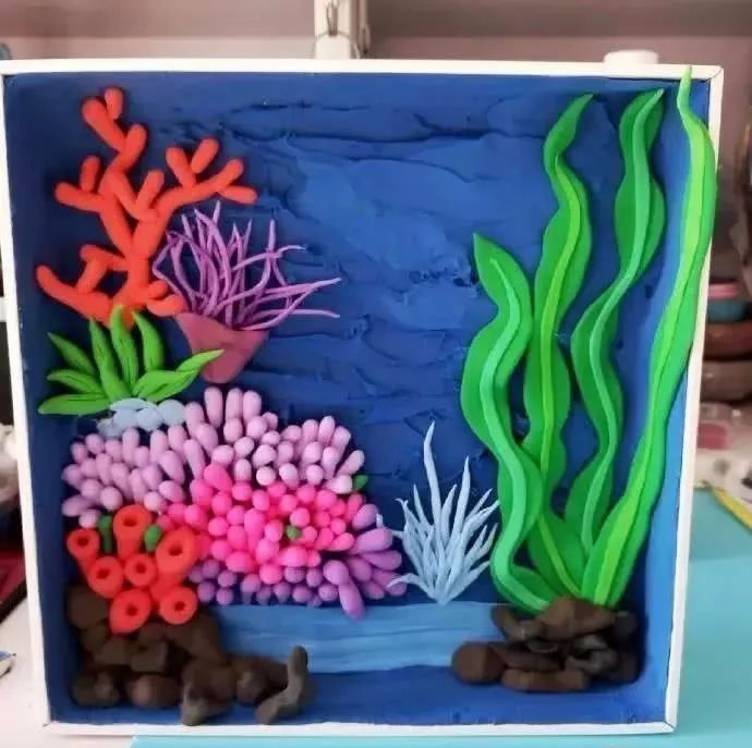 儿童手工粘土创意视频,7-12岁粘土手工简单好看小章鱼