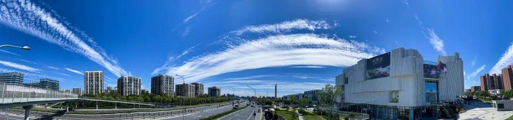 北京房山长阳商圈夜景航拍,北京市房山区航拍夜景