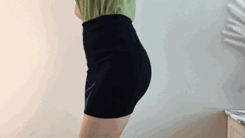 志玲姐姐的前凸后翘有技巧，宝娜斯提臀裤贴身穿，你也能有吉娜臀