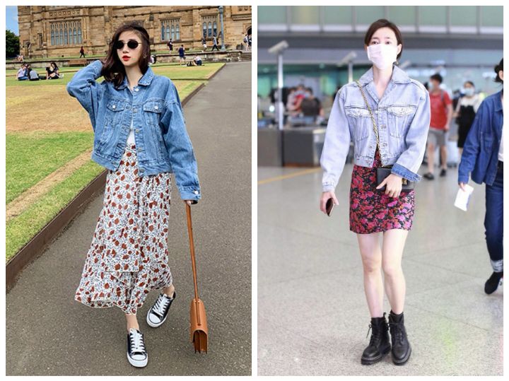 秋季牛仔外套怎么搭配好看,牛仔外套如何搭配春天穿更洋气