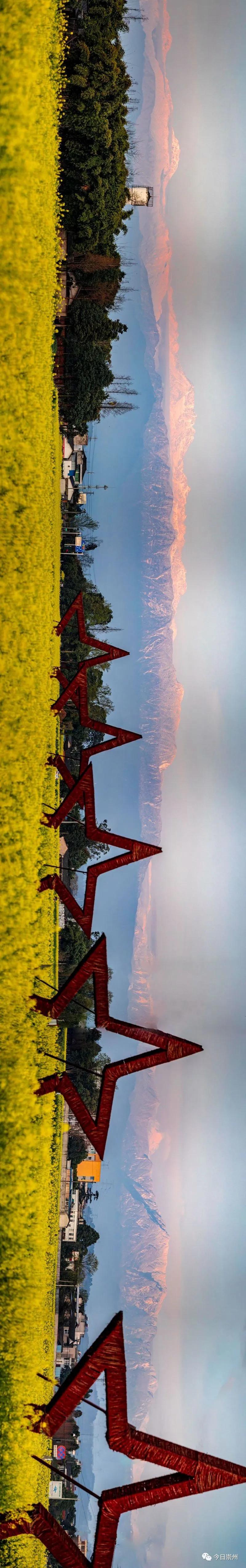 崇州市区看雪山,崇州看雪山