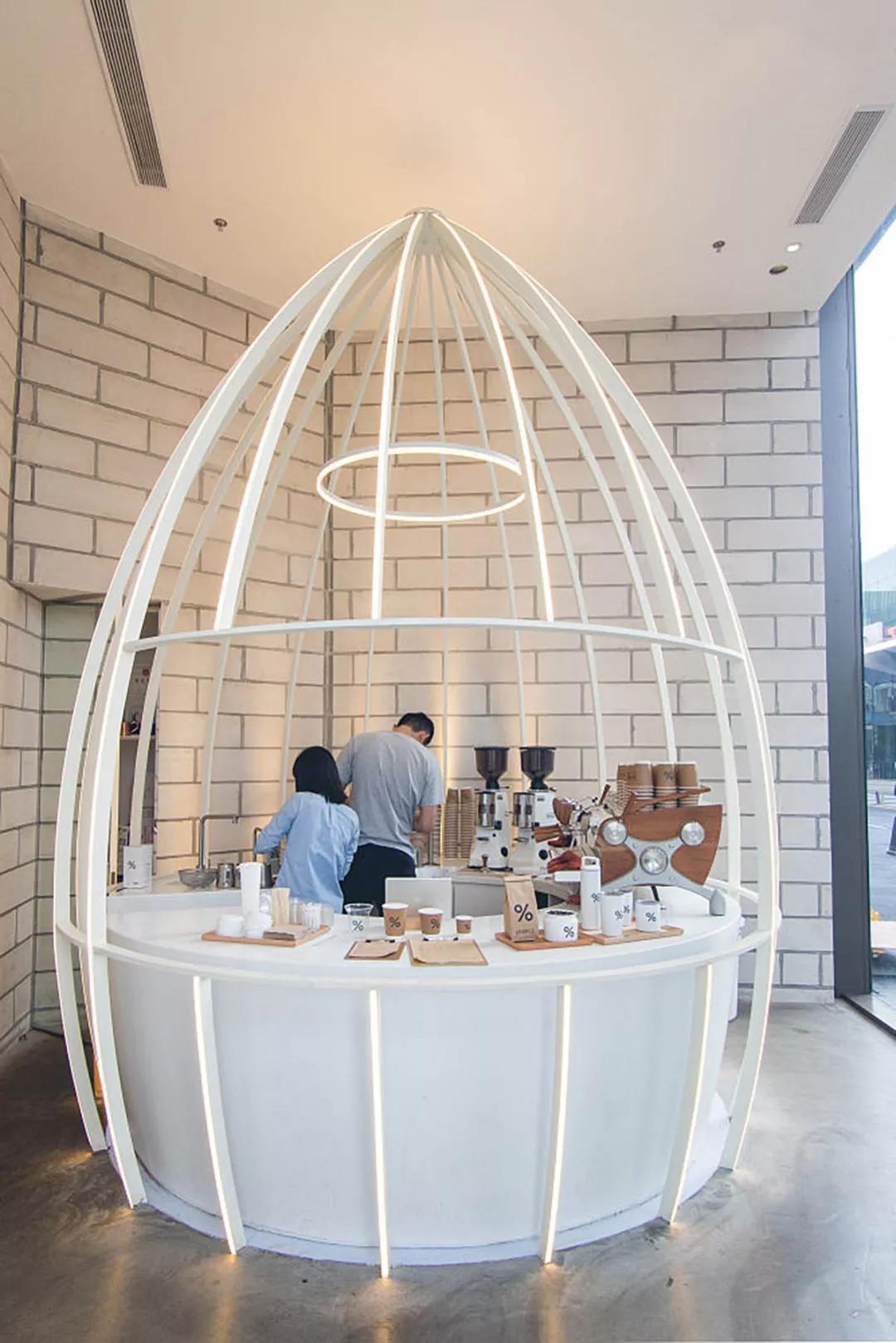 上海神秘咖啡品牌%Arabica,日本设计师青山周平、佐藤大亲自操刀