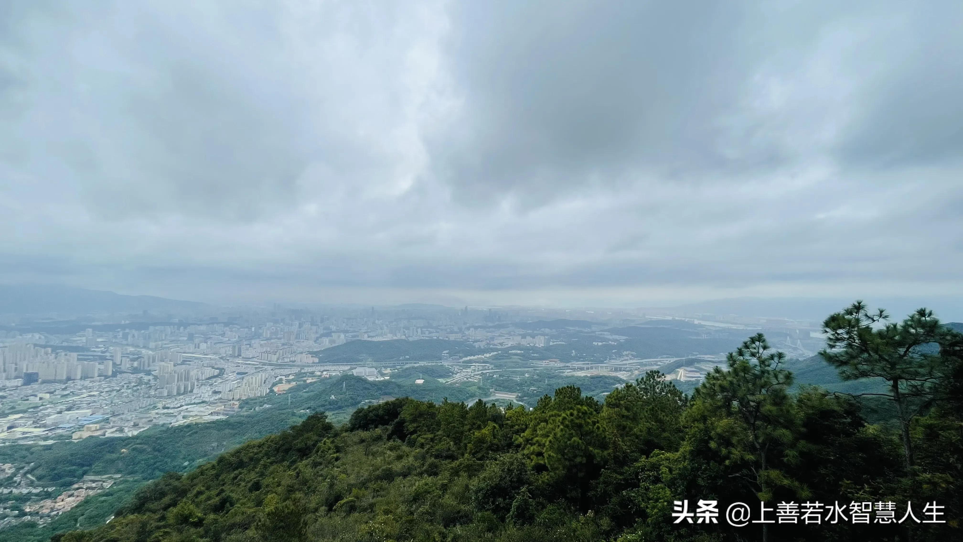 福州湖顶山观景平台风景,湖顶山观景台福州又一处登山美景