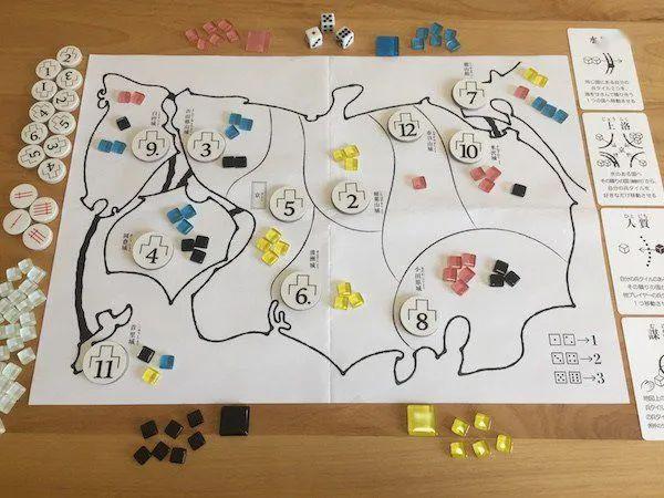 日本战国桌游天下一统,日式战国桌游