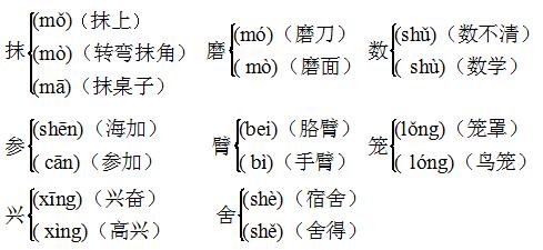 部编版三年级语文上册知识点积累,部编三年级上册语文5-8单元知识点