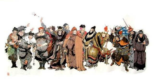 水浒传中人物绰号有体貌特征来取,水浒绰号解析