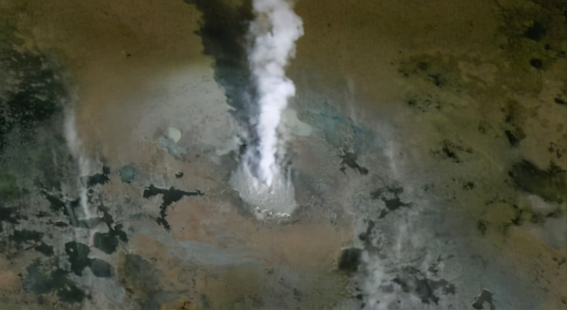 泥火山有多可怕,巨型泥火山