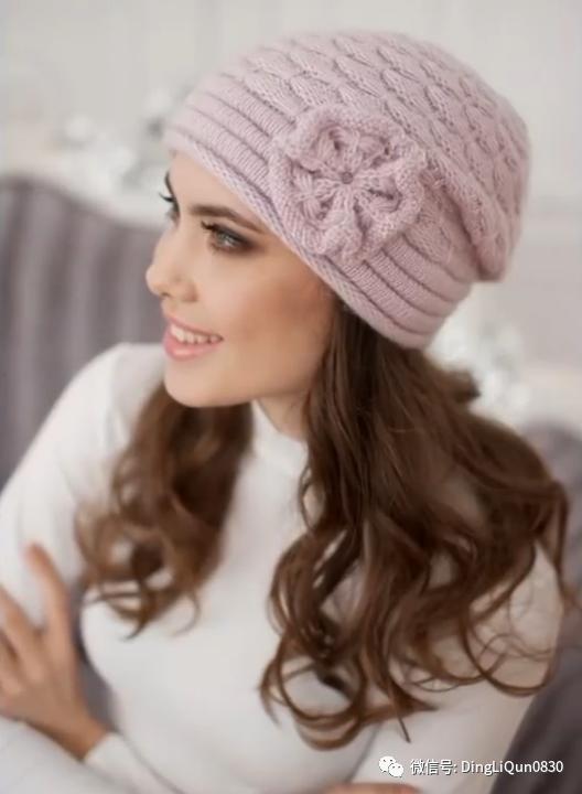 针织洋气气质帽子,针织帽子创意爆款