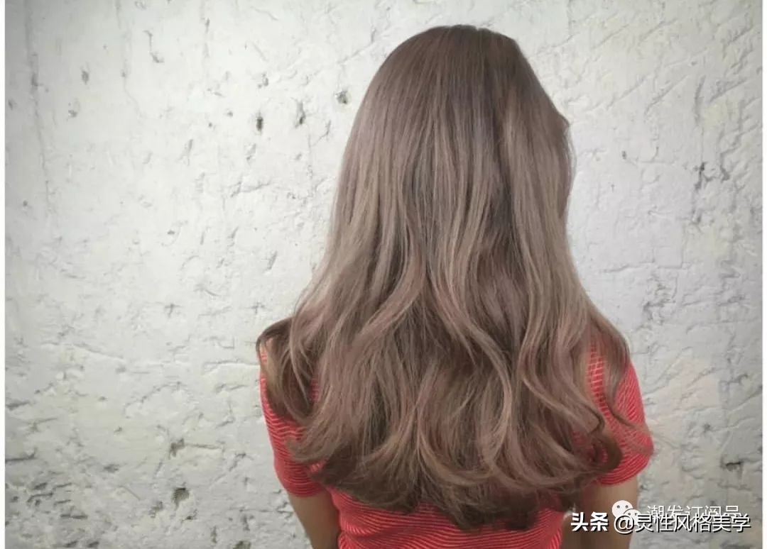 中长发发型微微卷半头烫大波浪,半头卷大波浪烫发排列教程