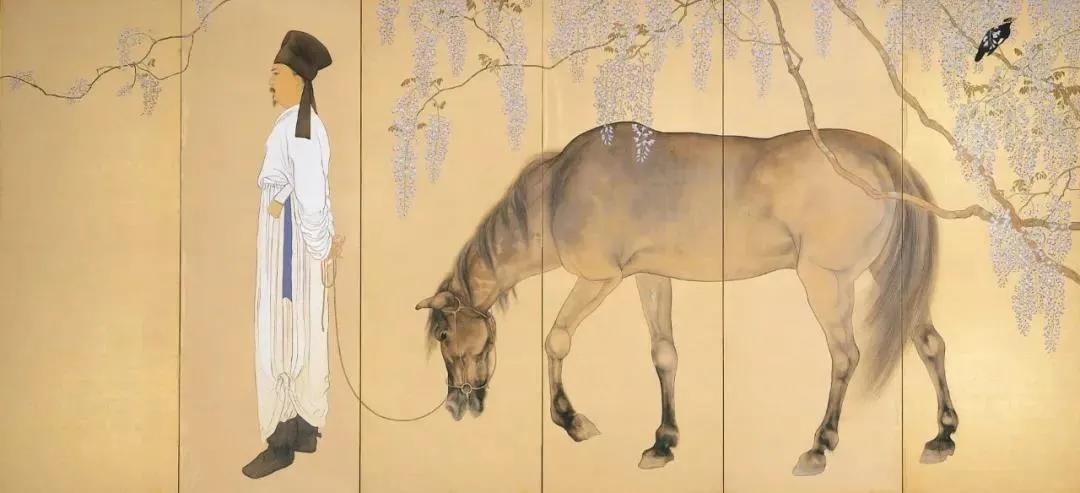 傅抱石和桥本关雪,桥本关雪这画值多少钱