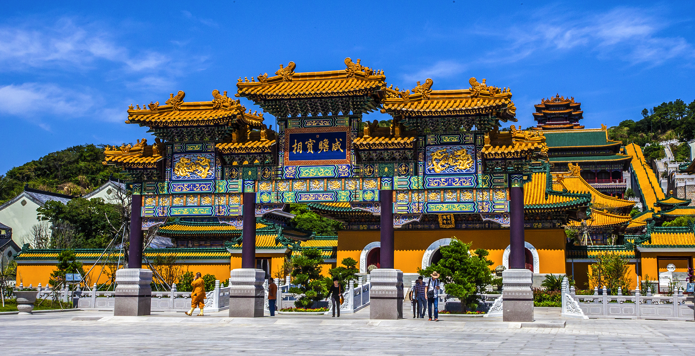 舟山普陀山南海观音桃花岛,舟山碧海金沙