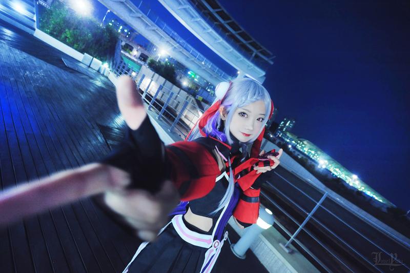 韩国女星cos图,刀剑神域尤吉欧cos妆