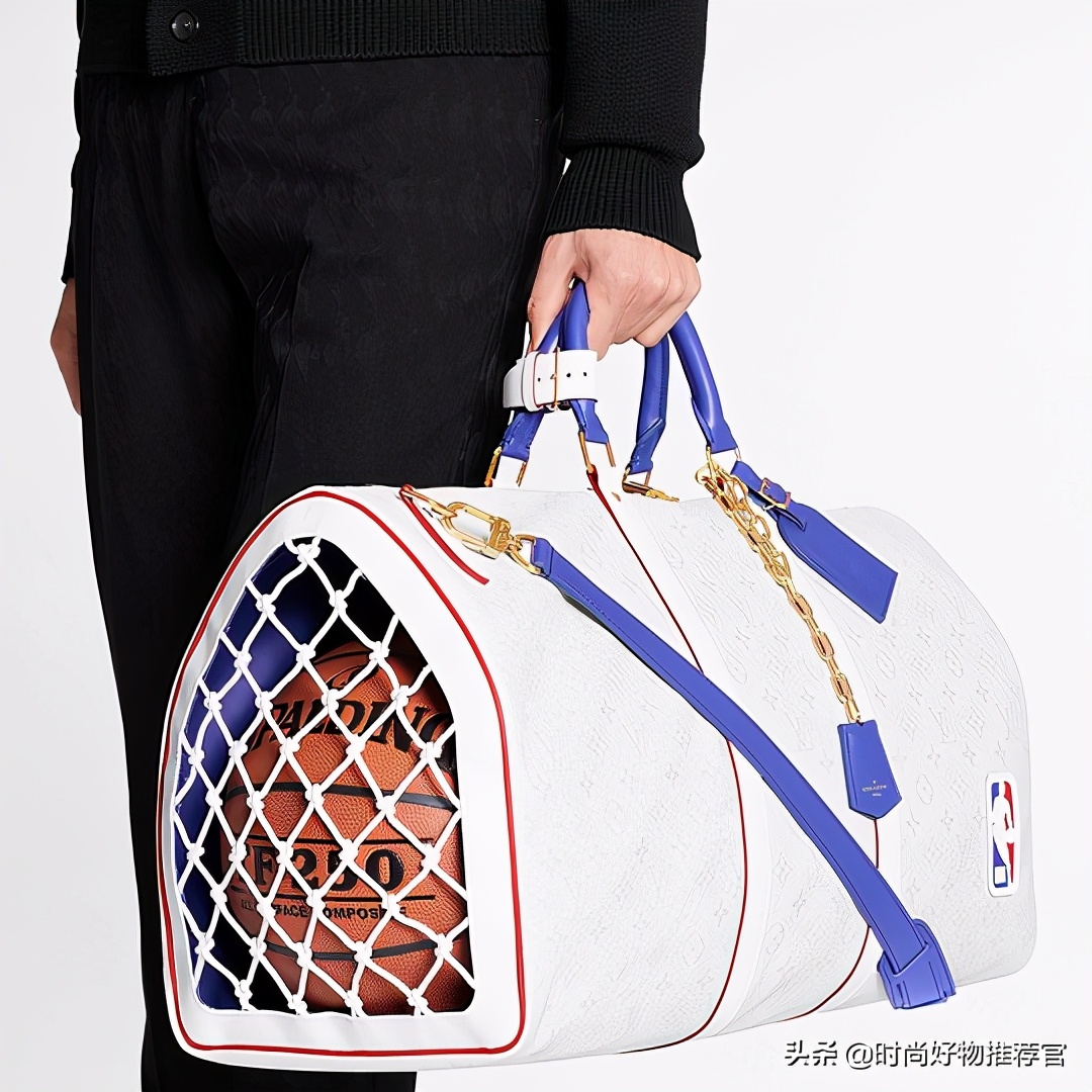 LV新包|NBA合作系列：篮网元素，红白蓝3色细节