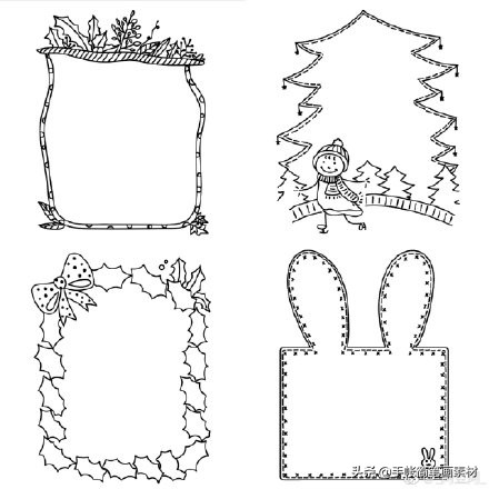 边框素材简单清新图片,又简单又美观的边框素材