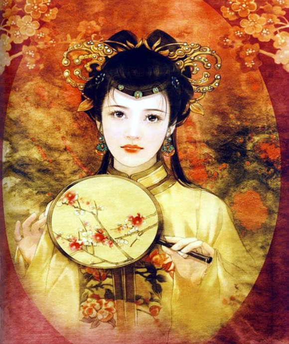 「汉装潋滟」德珍彩绘古典美人