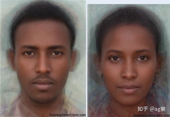 「世界人类图鉴」人类的摇篮:撒哈拉以南非洲居民的平均脸