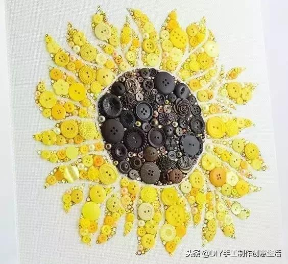 纽扣旧物改造篮子,旧物改造牛仔布做钥匙扣